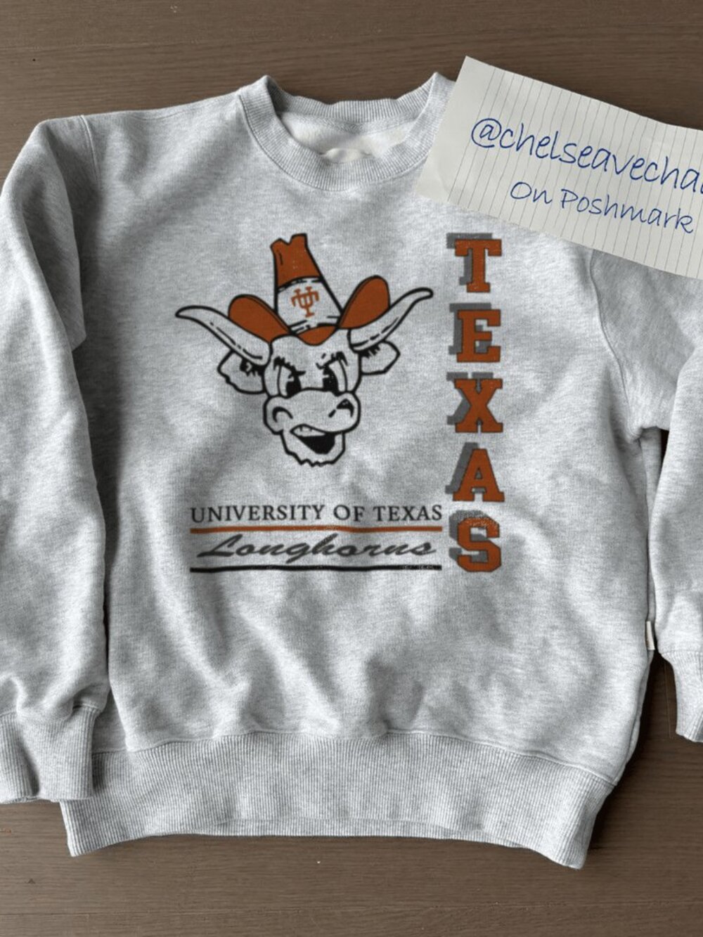 Vintage Texas Longhorns Sweatshirt, University of Texas Longhorns Football Shirt